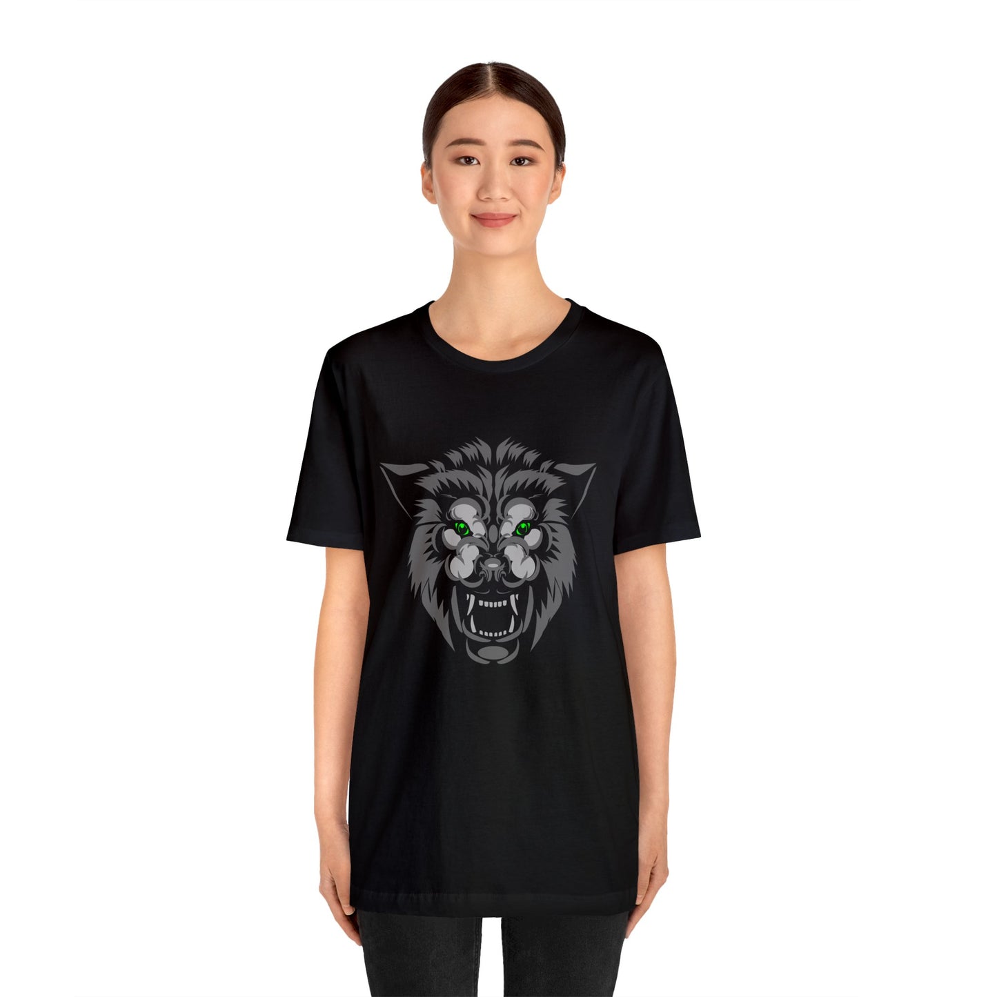 Green eyes wolf T-Shirt