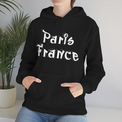 Paris France Graffitty Hoodie