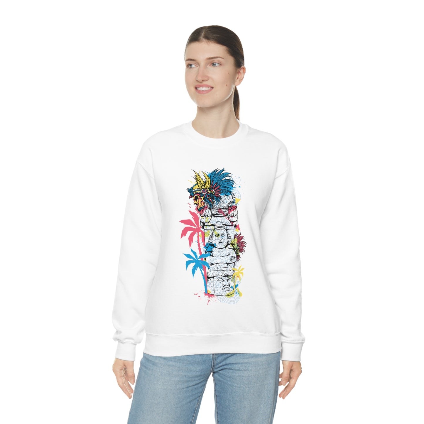 Hawaiian Buddha Crewneck Sweatshirt