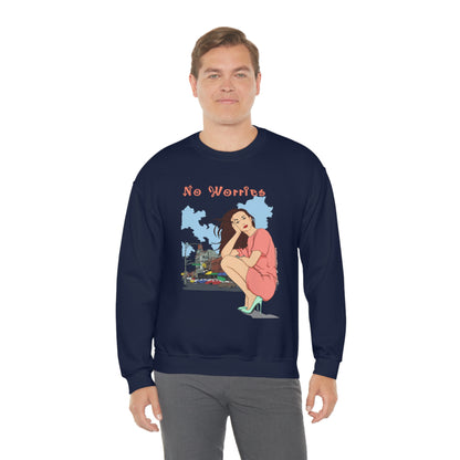 No worries Crewneck Sweatshirt