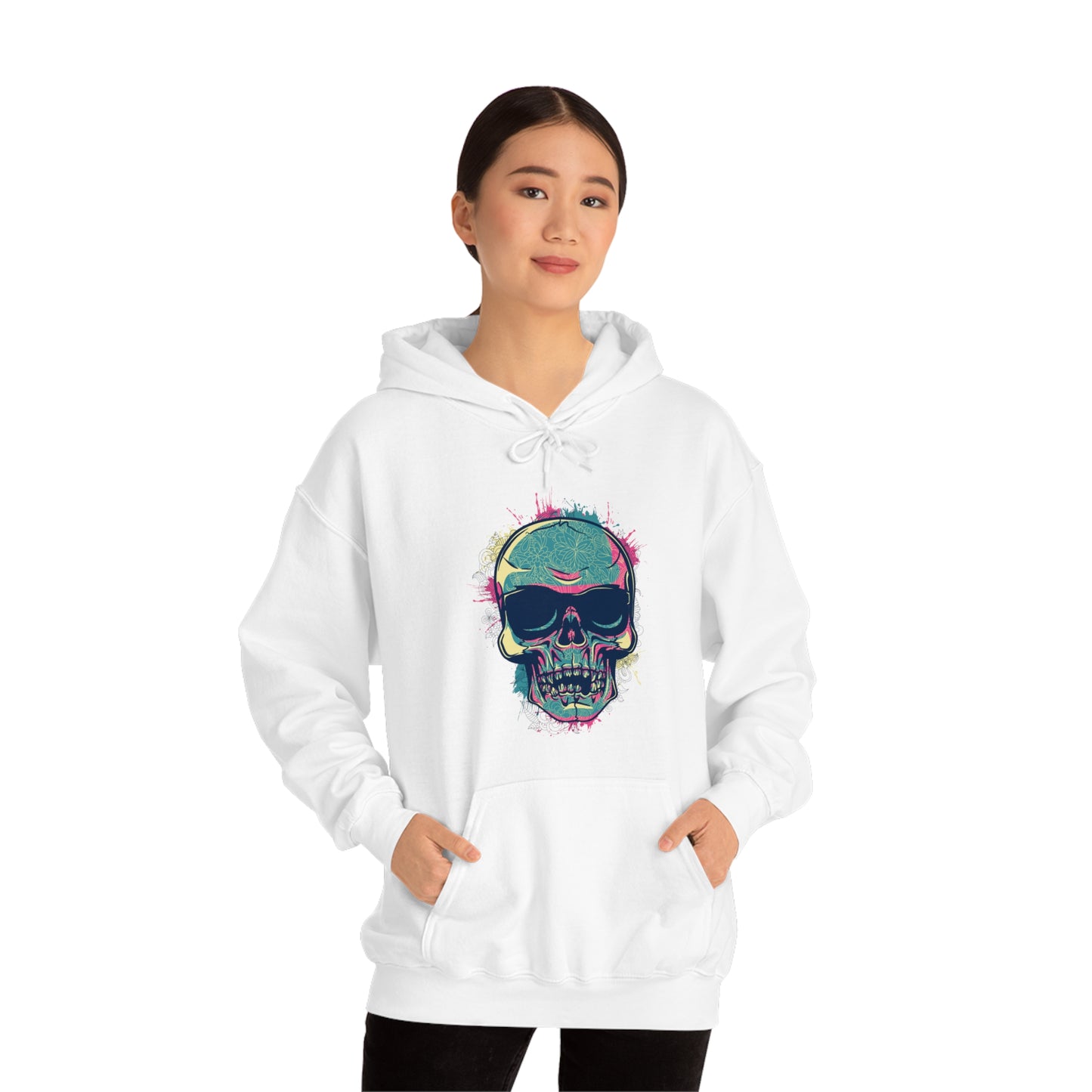 South Beach Skull Hoodie