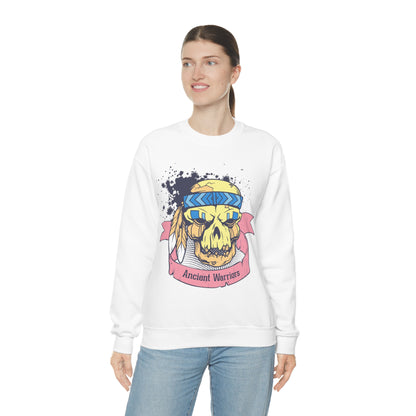 Ancient Warrior Skull Chief Crewneck Sweatshirt