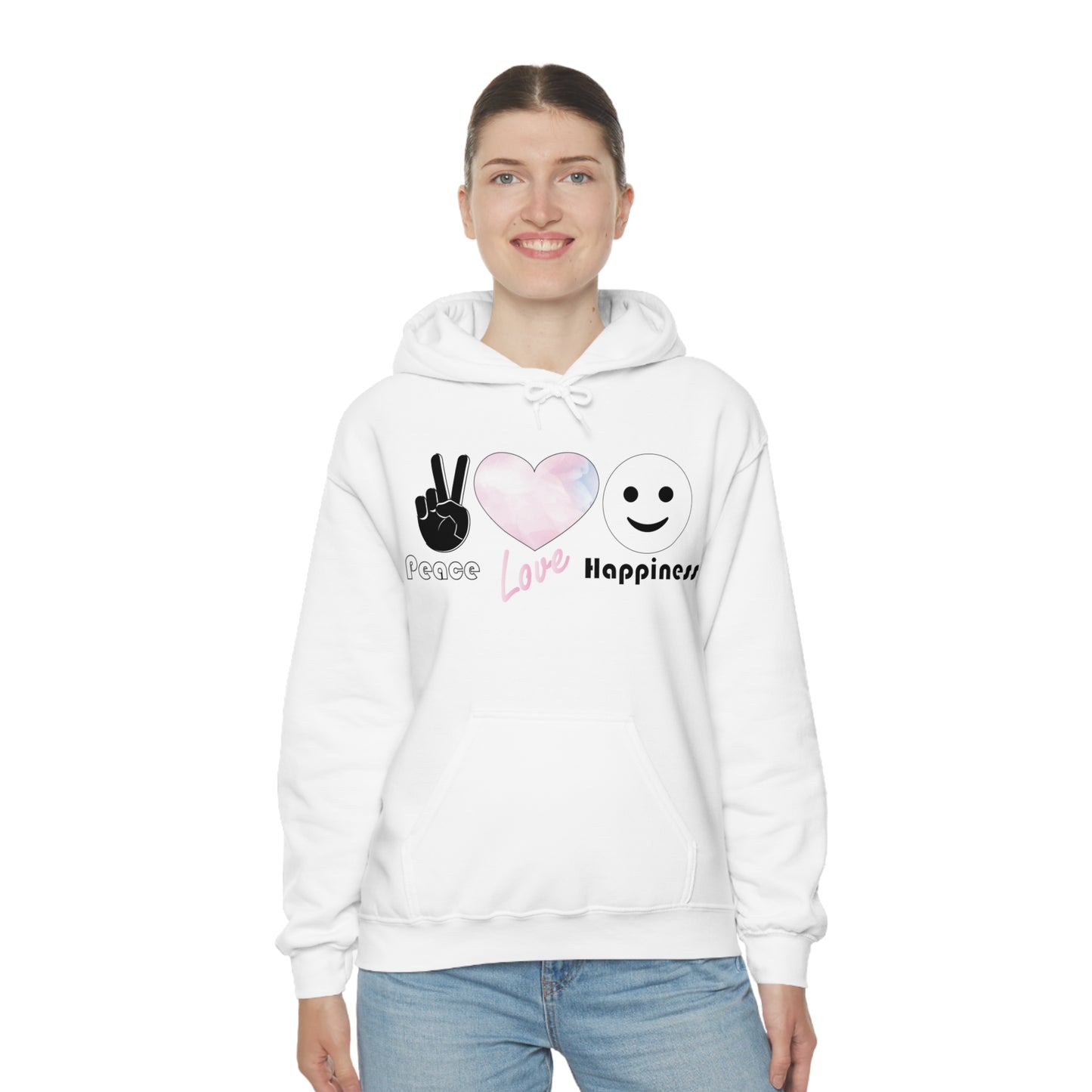 Peace-Love-Happiness Hoodie