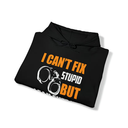 I can't fix stupid but I can cuff it Hoodie