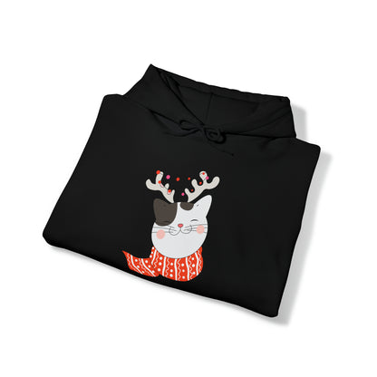 Merry X-mas cat Hoodie