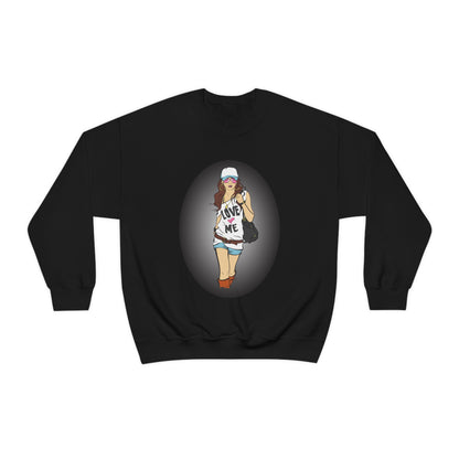 Love Me Lady Crewneck Sweatshirt