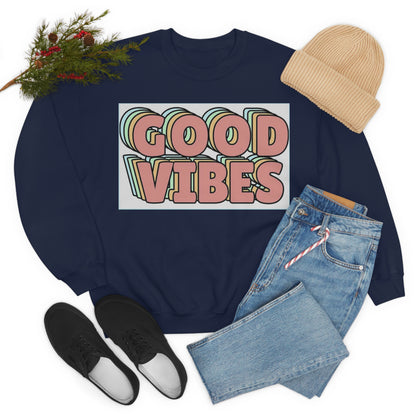 Good Vibes 3D Crewneck Sweatshirt