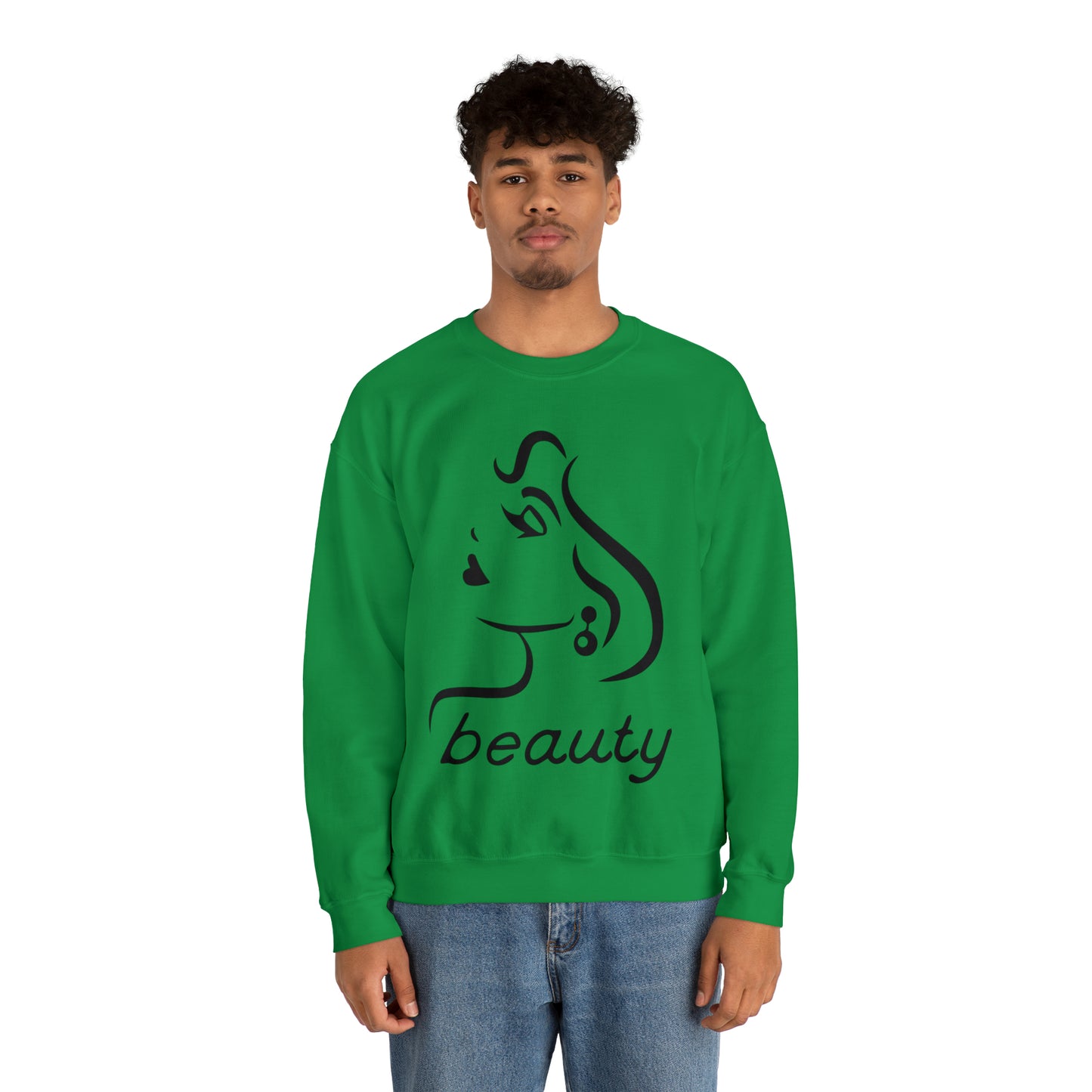 Beauty is woman Crewneck Sweatshirt