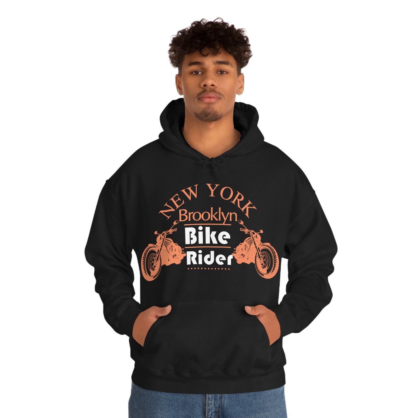 Brooklyn Bike rider Hoodie