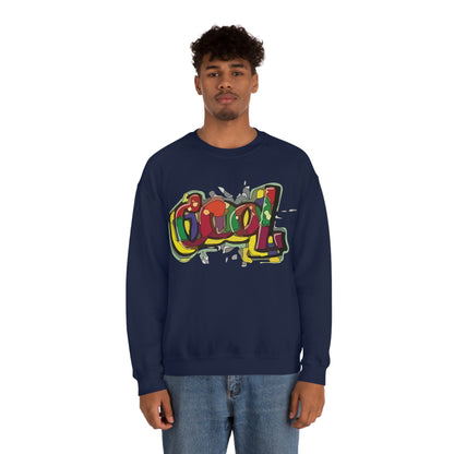 Colorful Cool graffiti Crewneck Sweatshirt