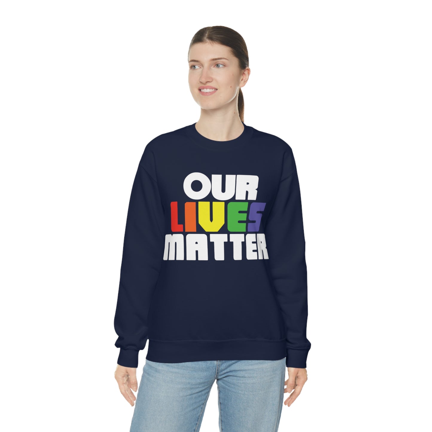 Our lives matter Crewneck Sweatshirt