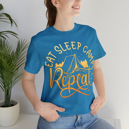 Eat Sleep Camp Repeat T-Shirt