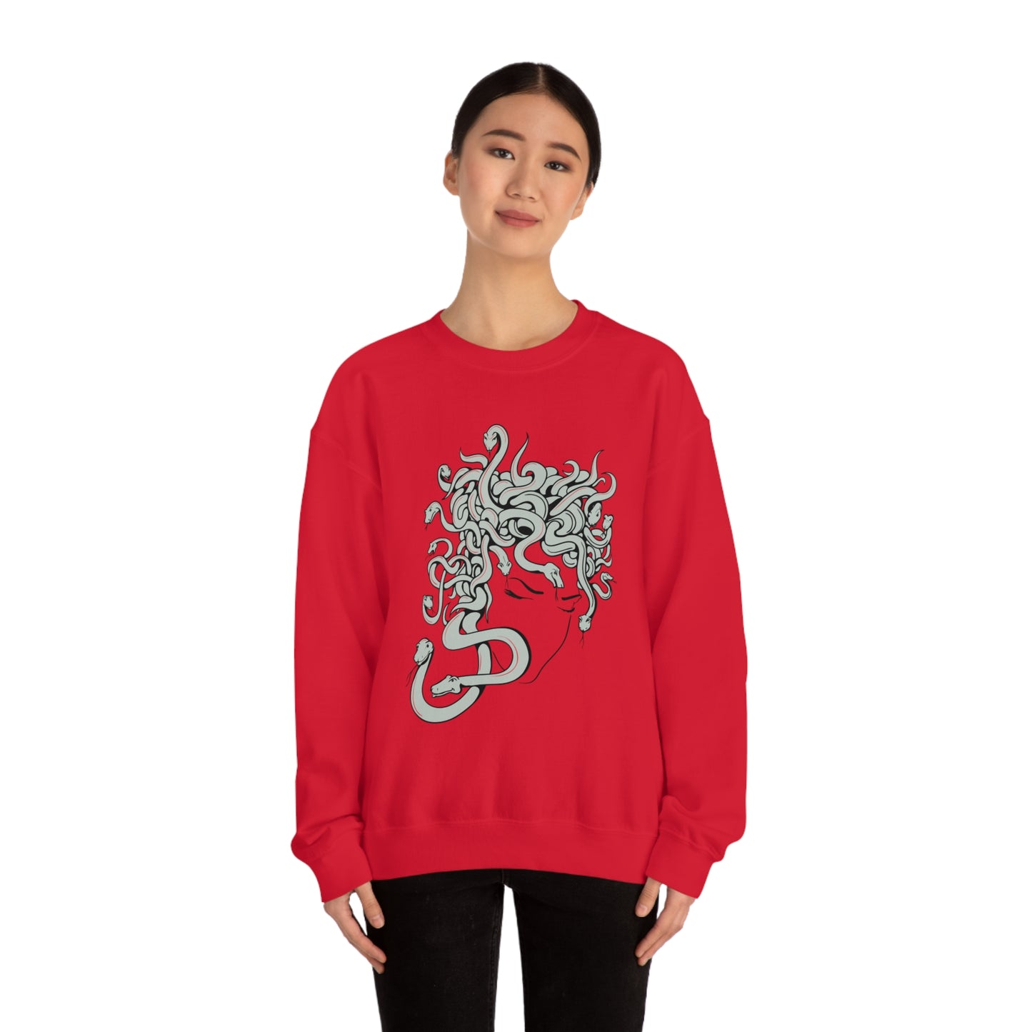 Snake Face Crewneck Sweatshirt