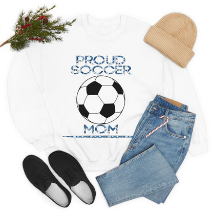 Proud-Soccer mom Crewneck Sweatshirt