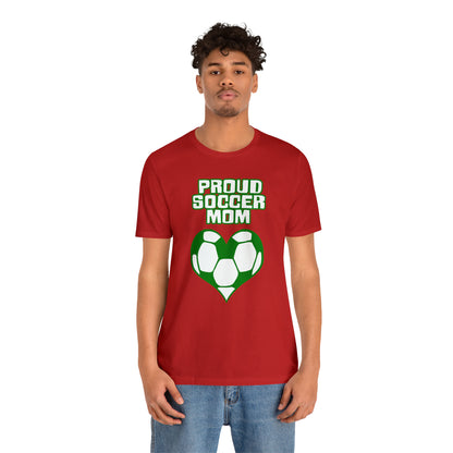 Proud -soccer-mom Heart T-Shirt