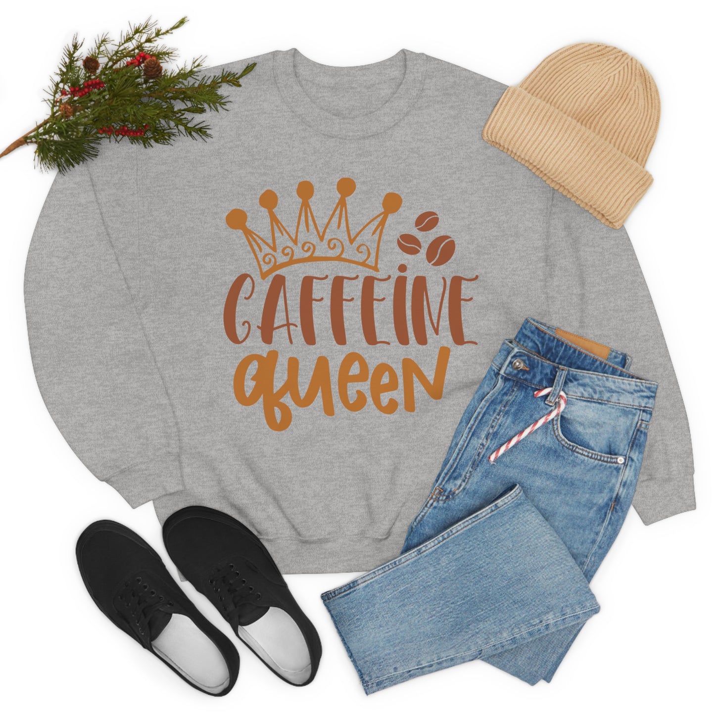 Caffeine Queen Crewneck Sweatshirt