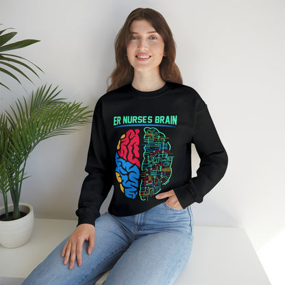 Nurses brain Crewneck Sweatshirt