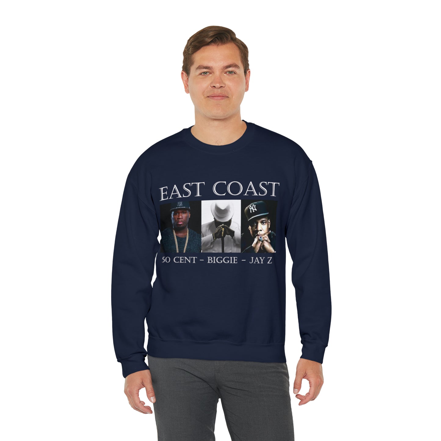 East Coast rappers Crewneck Sweatshirt