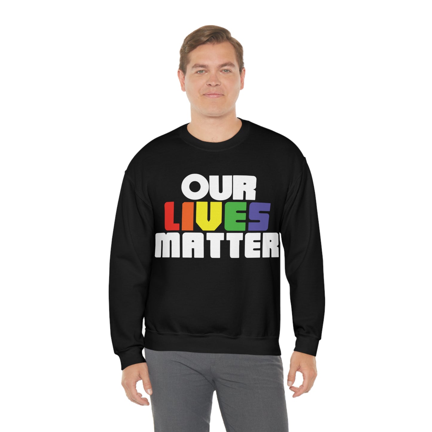 Our lives matter Crewneck Sweatshirt