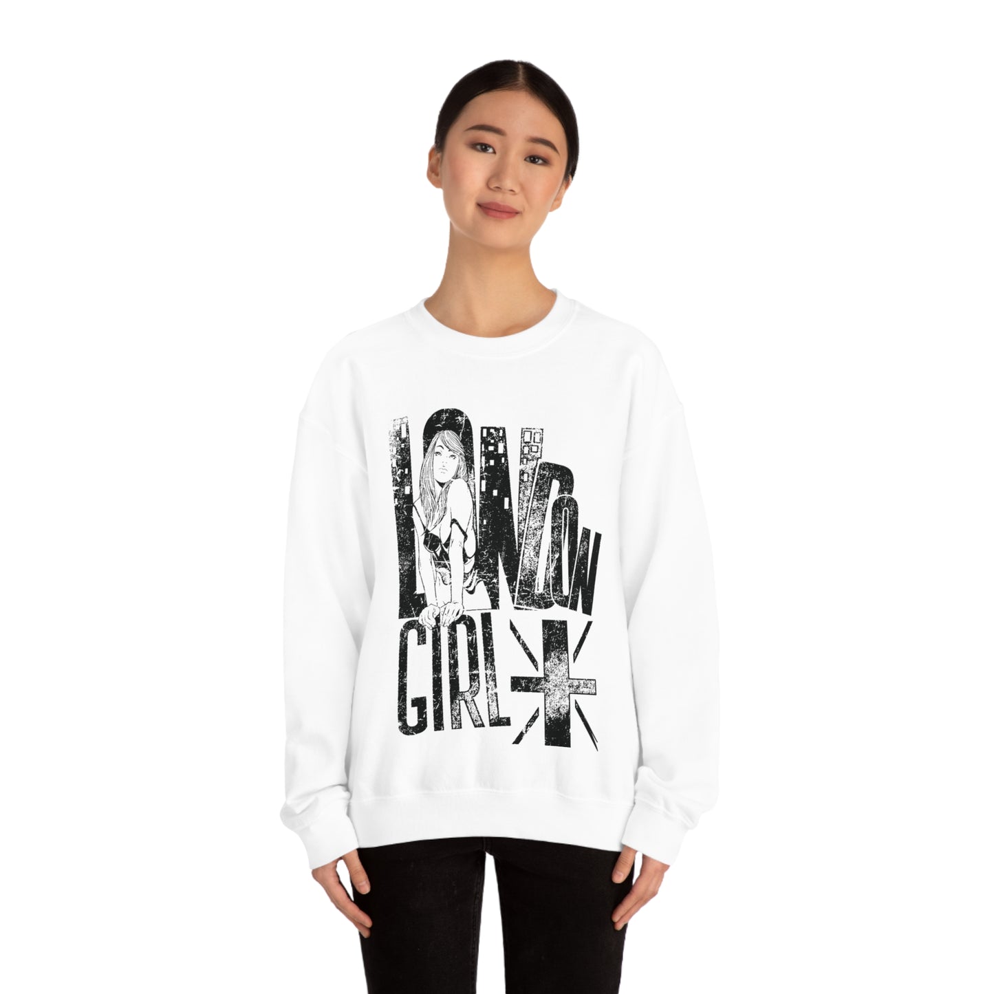 London_Girl Crewneck Sweatshirt