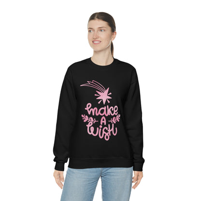 Unicorn make a wish Crewneck Sweatshirt