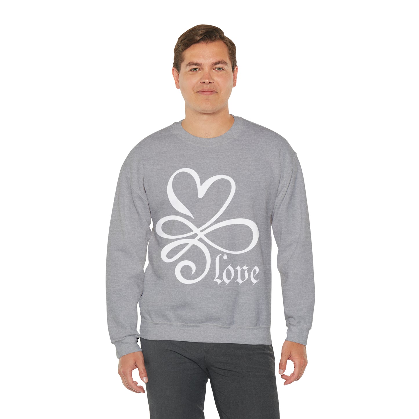 Infinity Heart Crewneck Sweatshirt