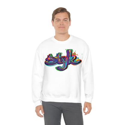 Graffiti style in colors Crewneck Sweatshirt