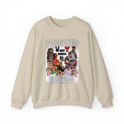 Bad Bunny vs Benito Crewneck Sweatshirt