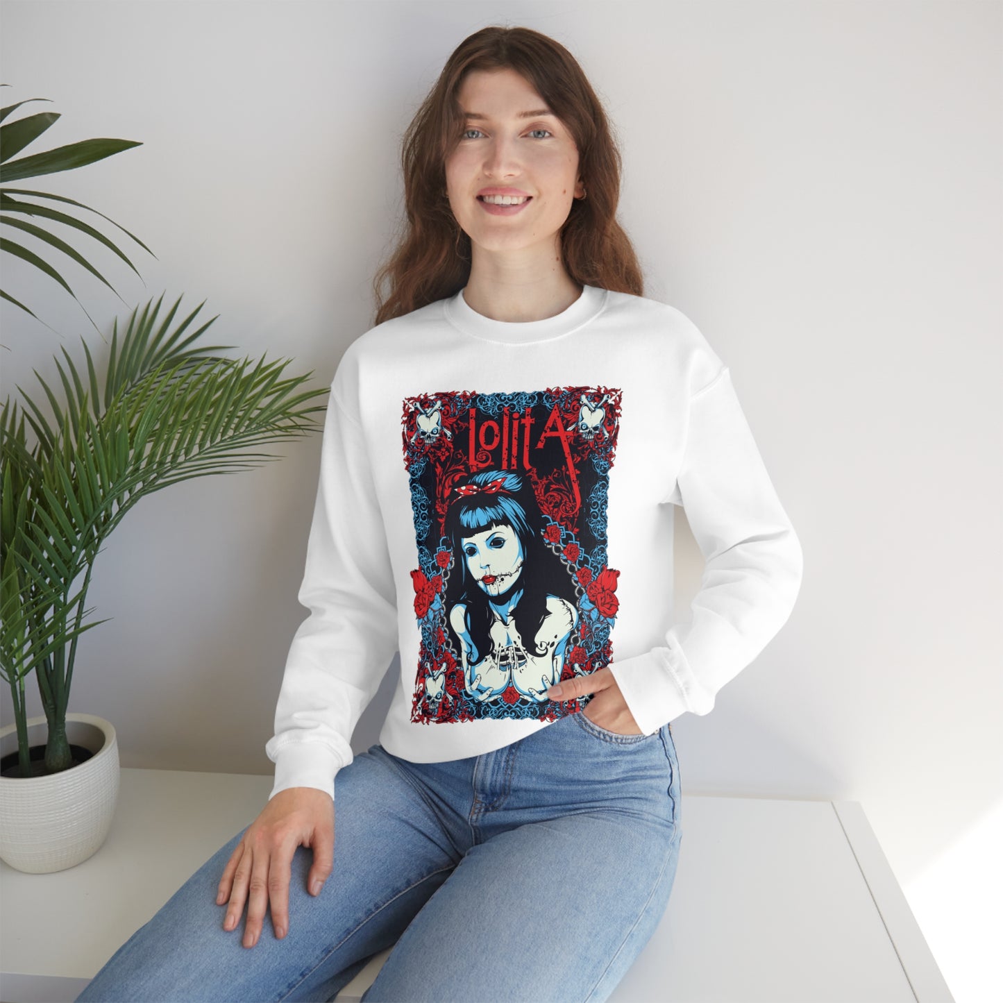 Tattoo Lolita sexy Crewneck Sweatshirt