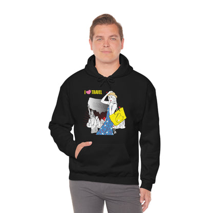 I love to travel _1 Hoodie