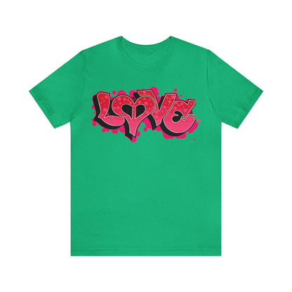 Peace and Love graffiti T-Shirt