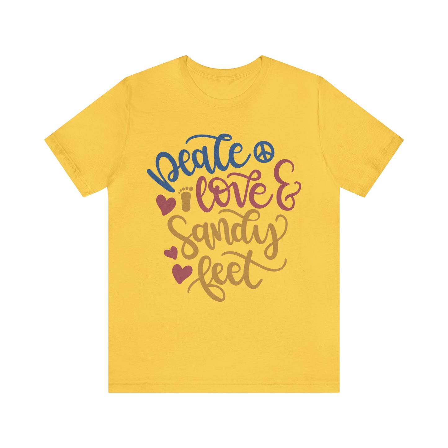 Peace_love_and_sandy_feet T-Shirt