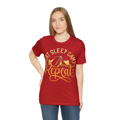 Eat Sleep Camp Repeat T-Shirt