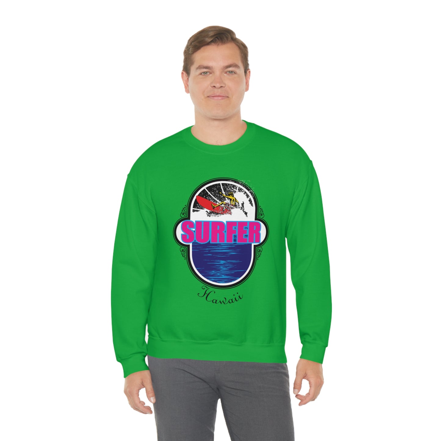 A Surfer Mind Crewneck Sweatshirt