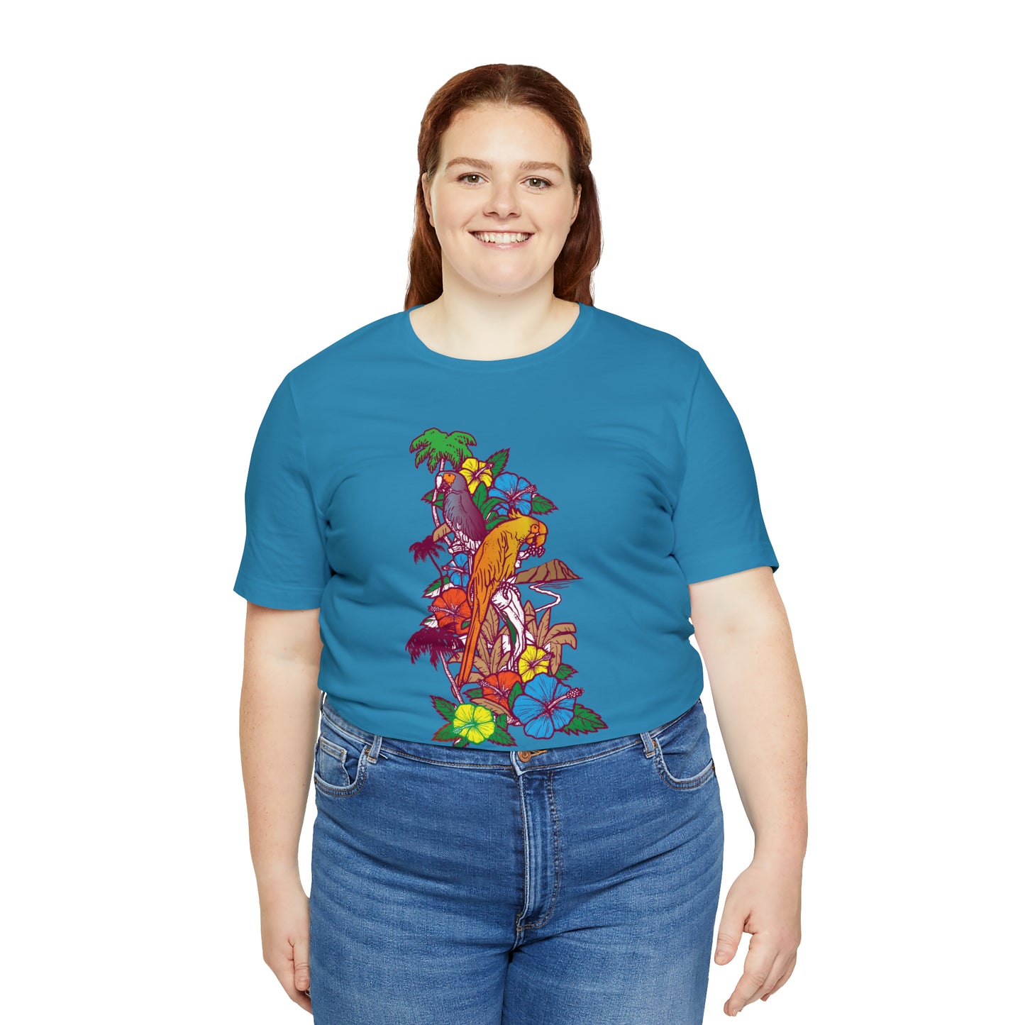 Parrot Jungle Floral T-Shirt