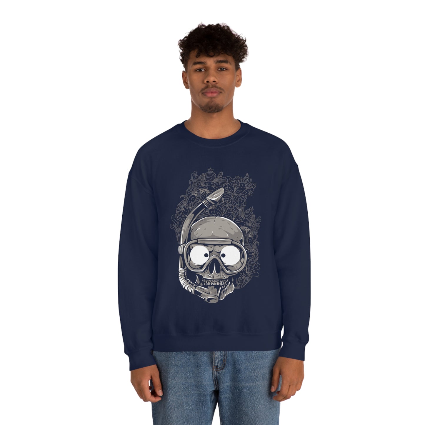 Skull Diver Crewneck Sweatshirt