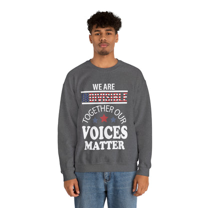 Together our voice matter Crewneck Sweatshirt