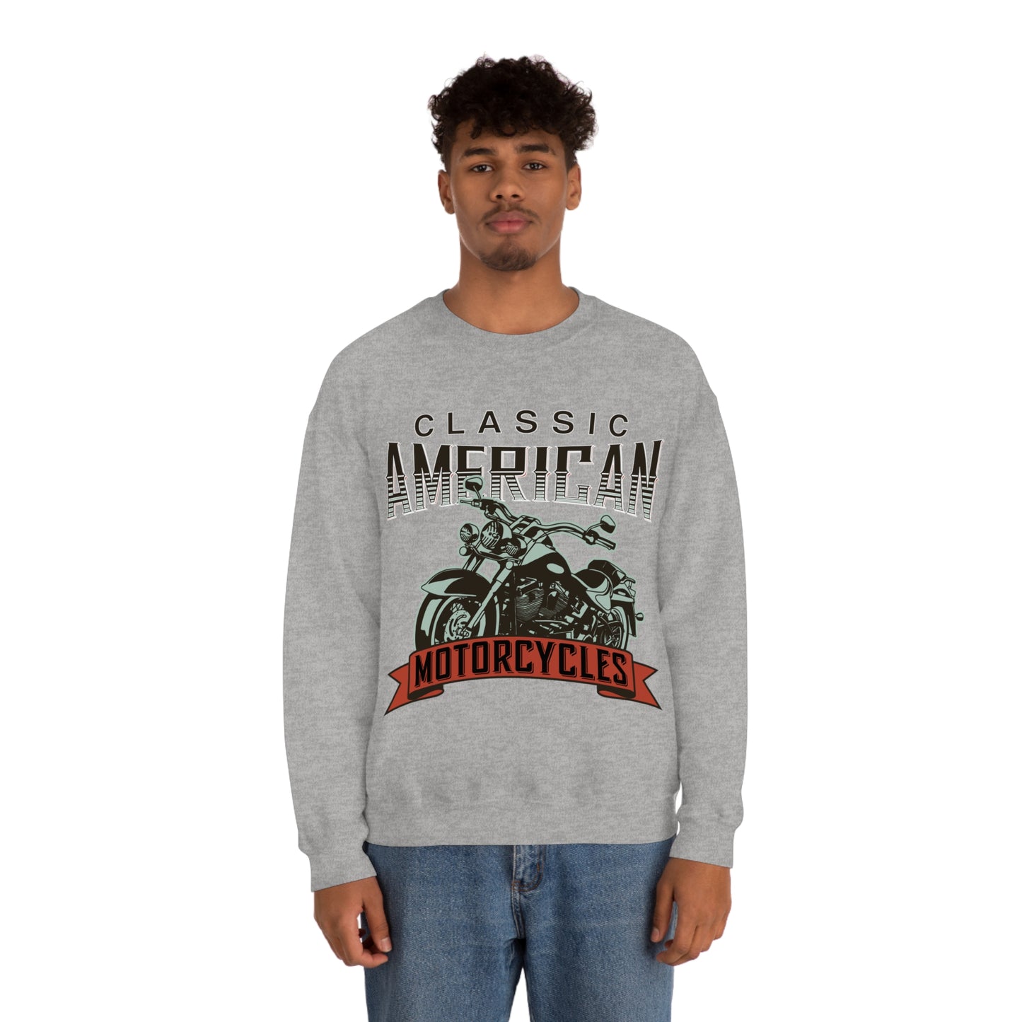 Classic American motorcycles Crewneck Sweatshirt