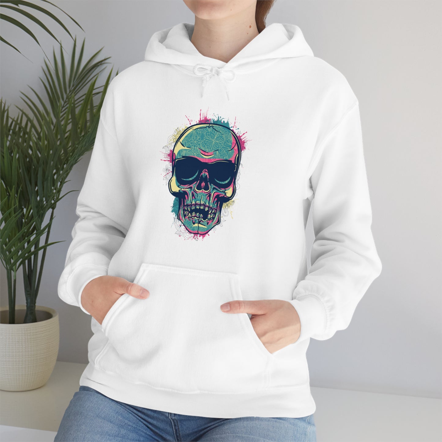 South Beach Skull Hoodie