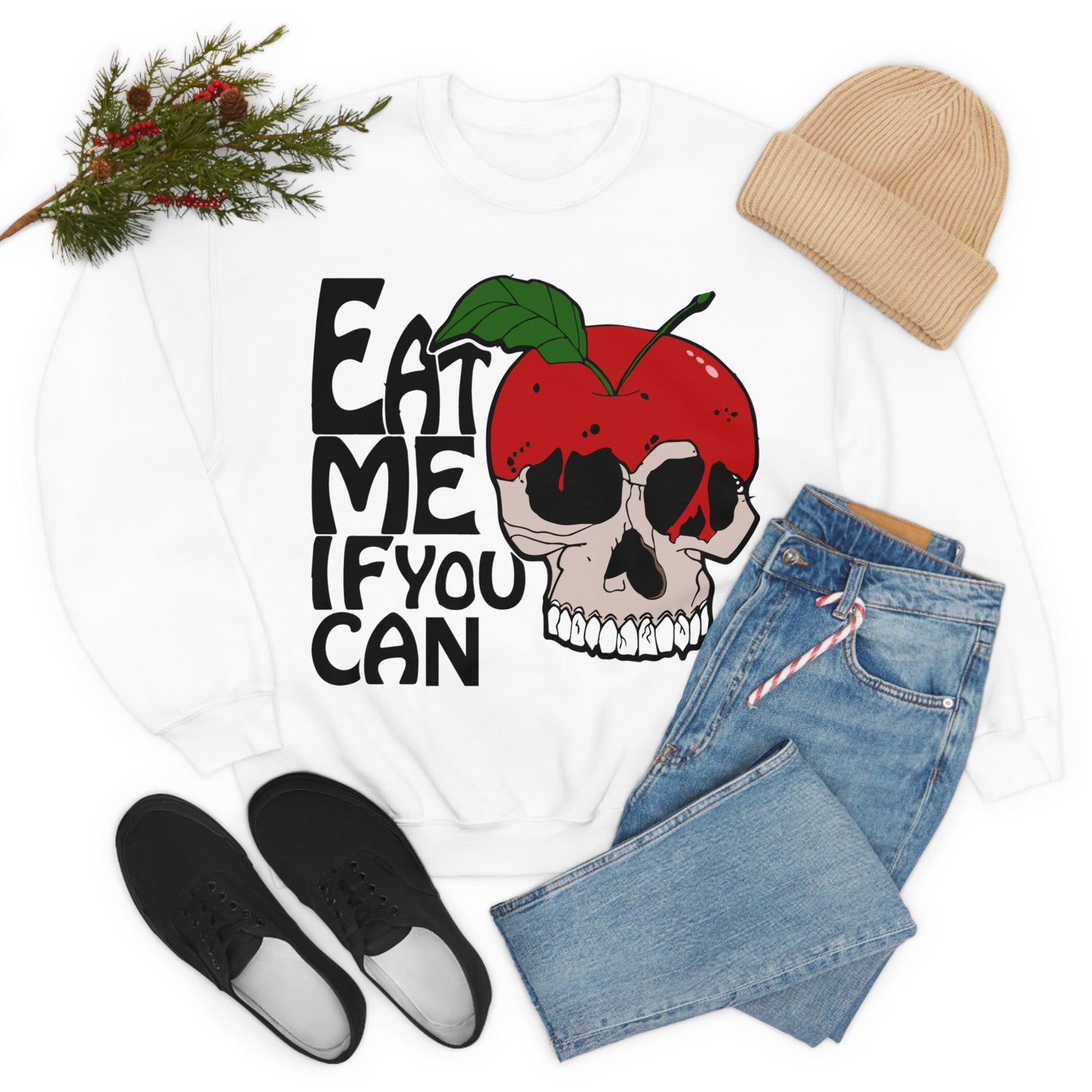 Eat me if you can Crewneck Sweatshirt