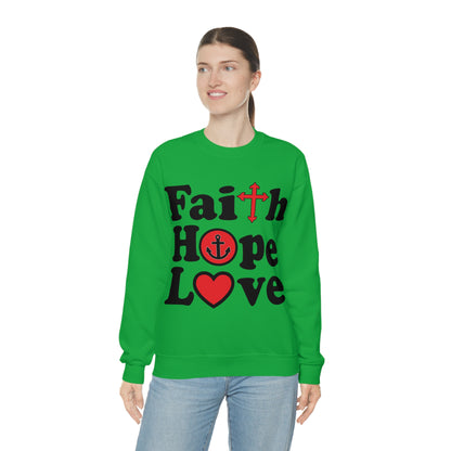 Faith Hope Love Crewneck Sweatshirt