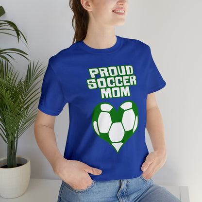 Proud -soccer-mom Heart T-Shirt