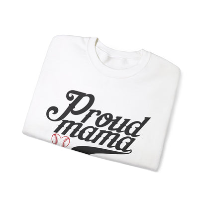 Proud Baseball Mama Crewneck Sweatshirt