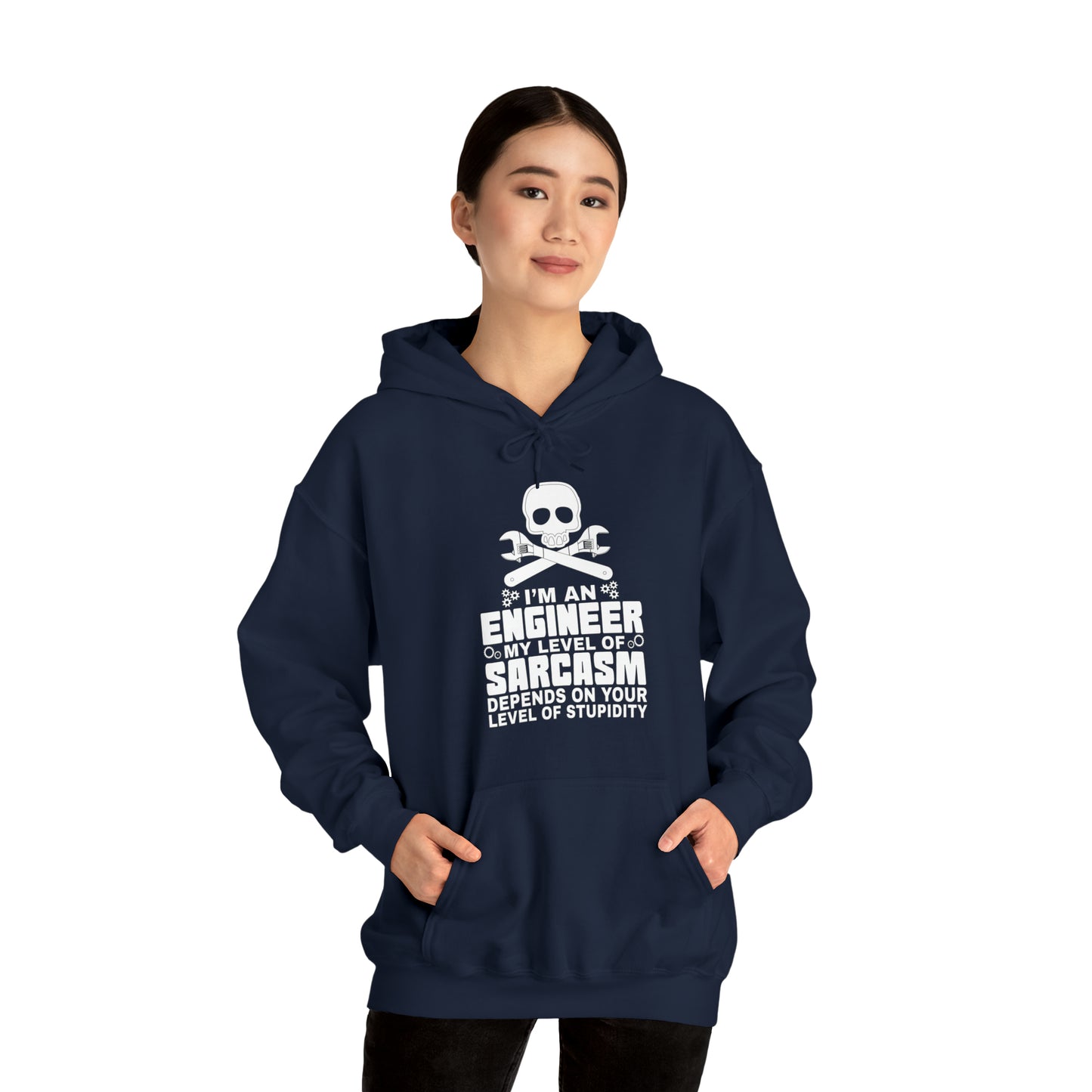 My level of sarcasm depends on you Hoodie