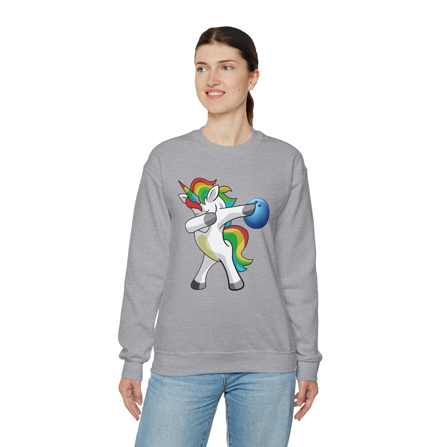 Dabbing Unicorn Crewneck Sweatshirt