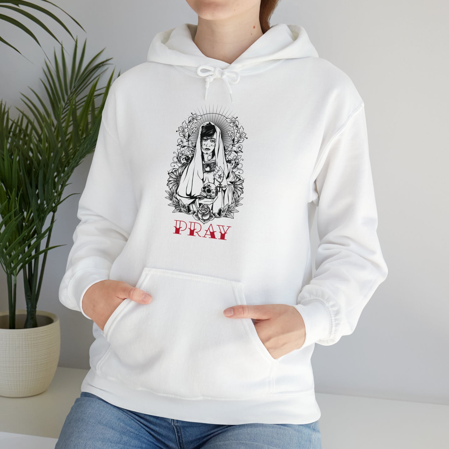 Pray Tattoo Hoodie