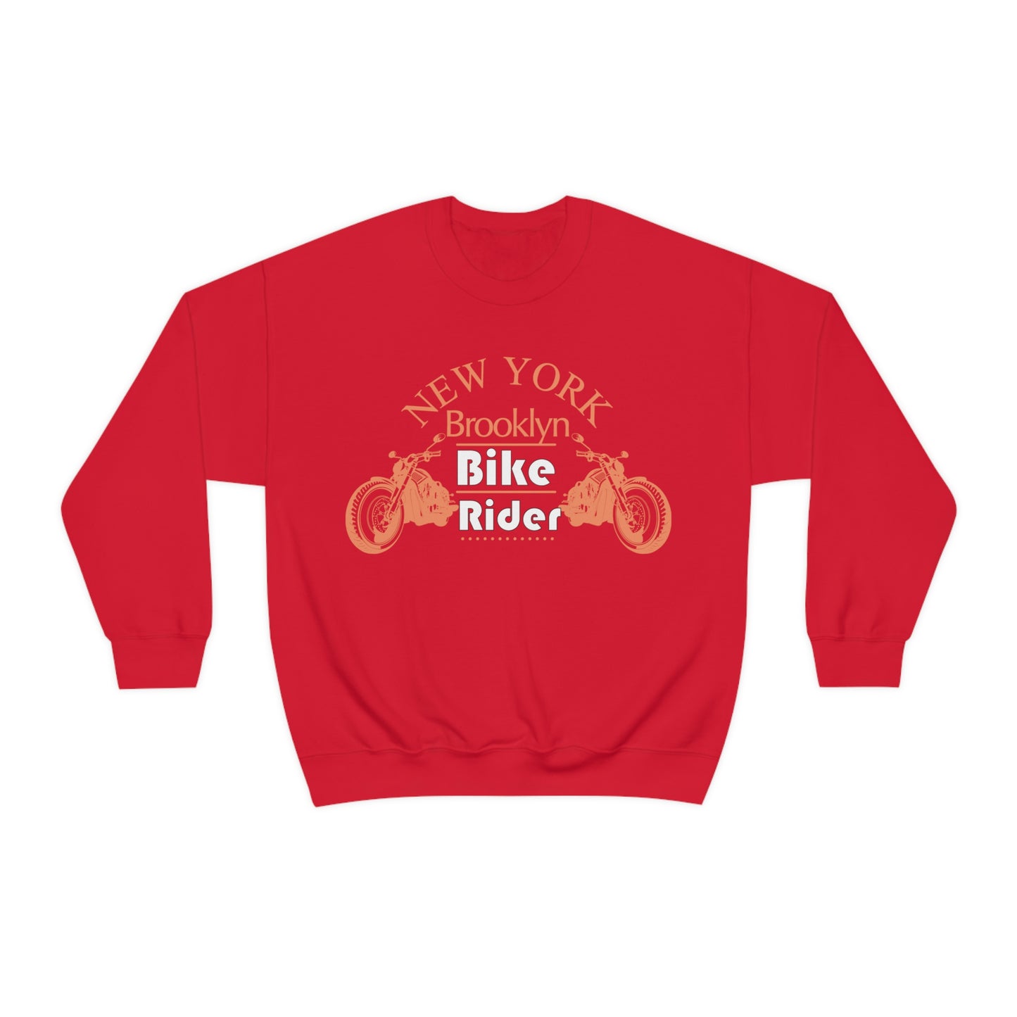 Brooklyn Bike rider Crewneck Sweatshirt