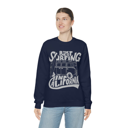 California Best Surfing Crewneck Sweatshirt