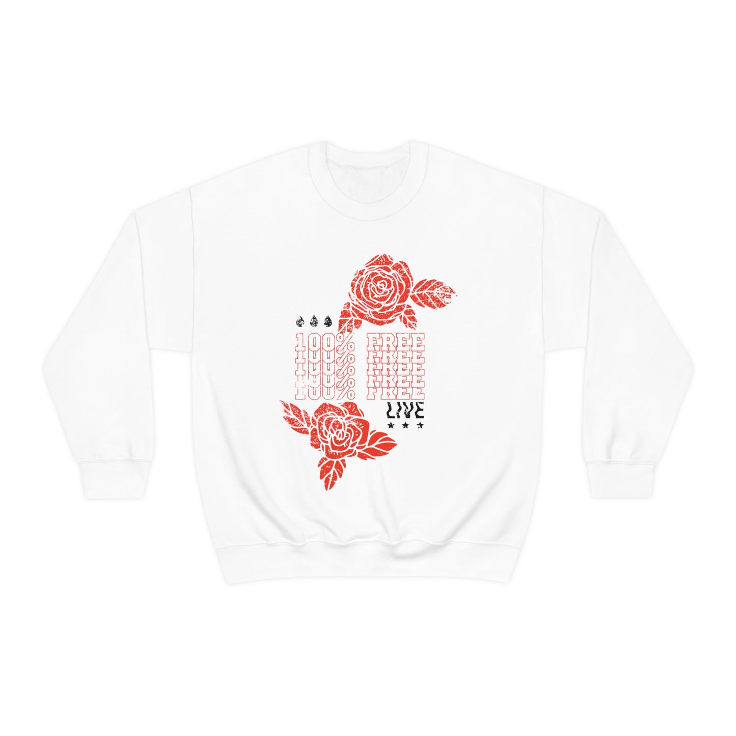 100% Free Crewneck Sweatshirt