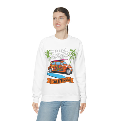 Best Surfing California Buggy Crewneck Sweatshirt